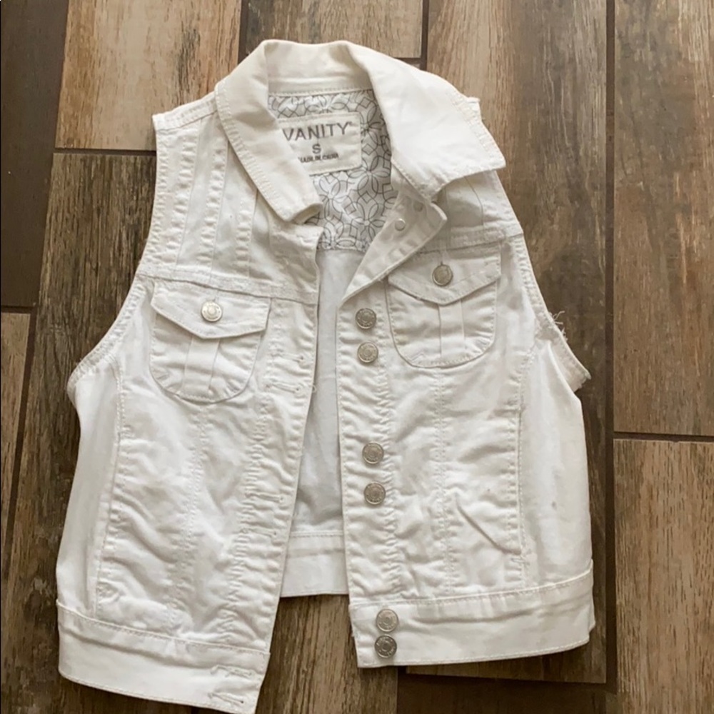 Vanity White Jean Jacket